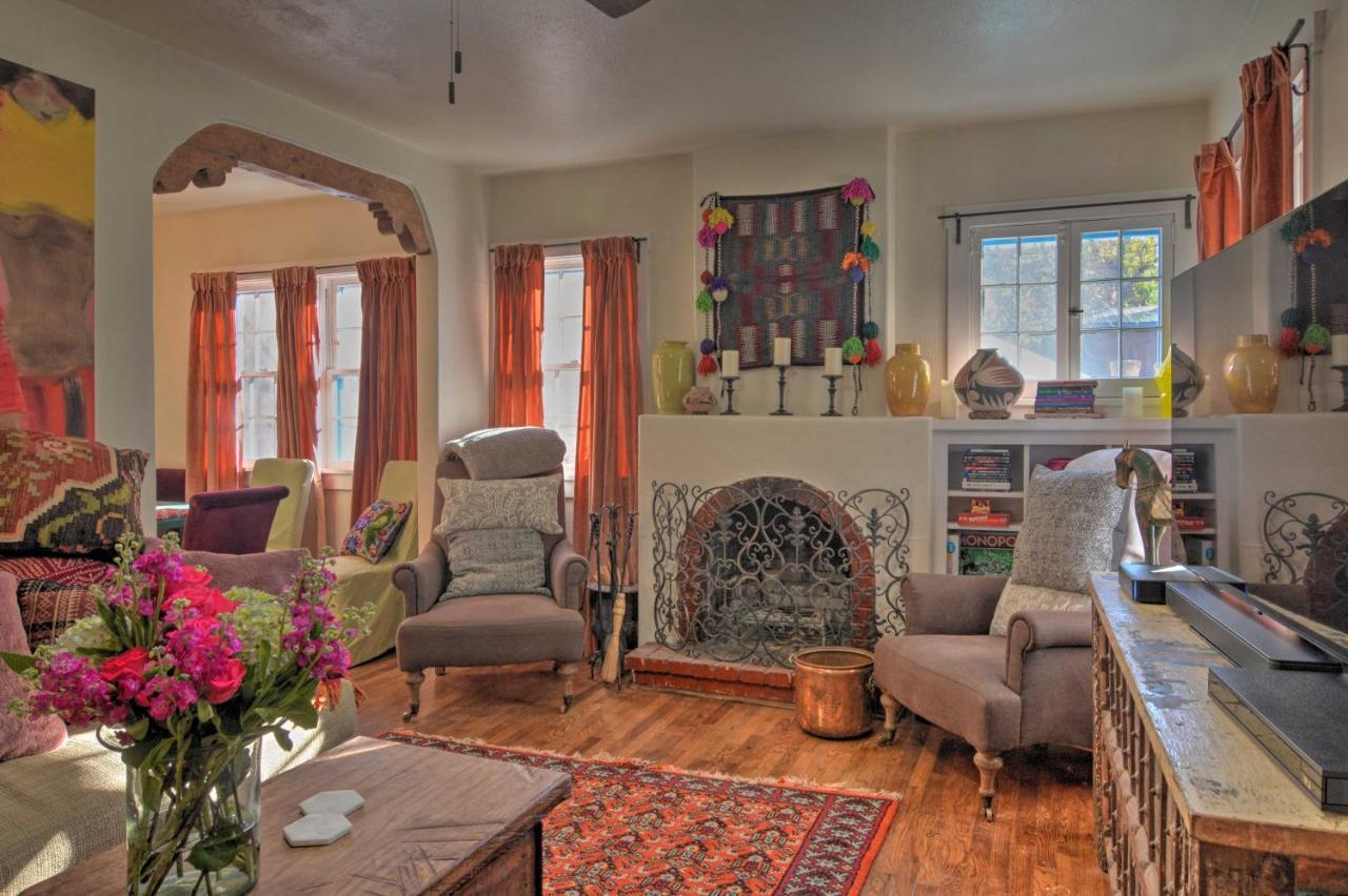 Willa Cozy Adobe Casita 1 Mile To Santa Fe Plaza! Zewnętrze zdjęcie